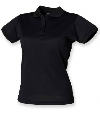 Henbury H476 Ladies Coolplus Wicking Piqu Polo Shirt